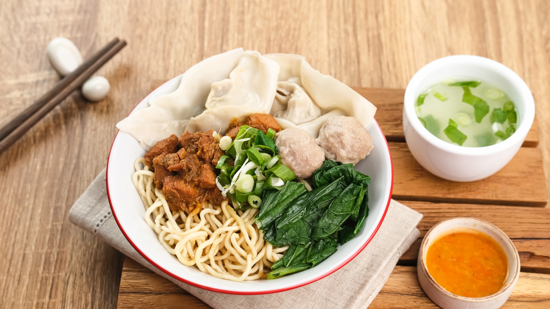 cara bikin mie ayam pangsit