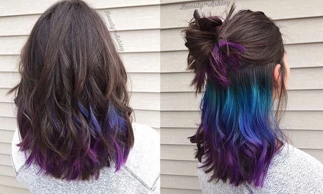 warna rambut tersembunyi